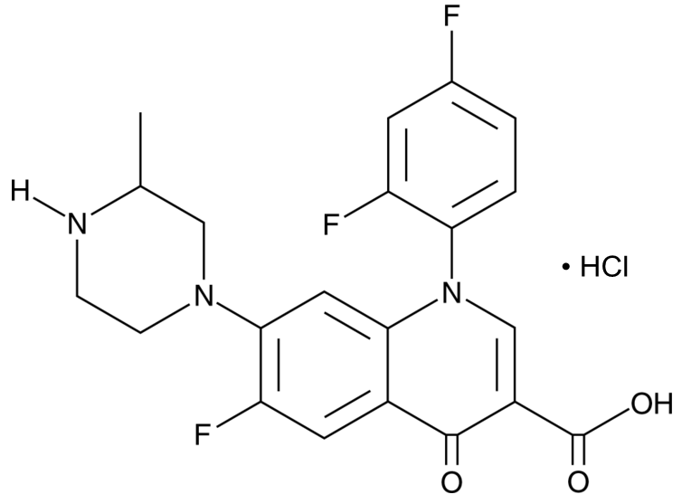 Temafloxacin (hydrochloride)