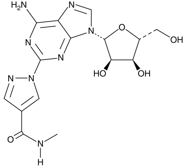 1-(6-Amino-9-((2R,3R,4S,5R)-3,4-dihydroxy-5-(hydroxymethyl)tetrahydrofuran-2-yl)-9H-purin-2-yl)-N-methyl-1H-pyrazole-4-carboxamide,Reagent