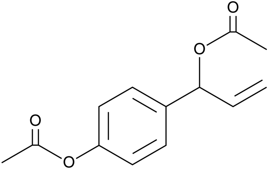 Acetic acid 4-(1-acetoxyallyl) phenyl eater