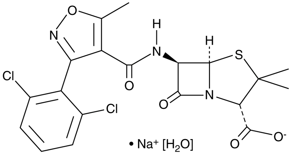 Dicloxacillin (sodium salt hydrate)