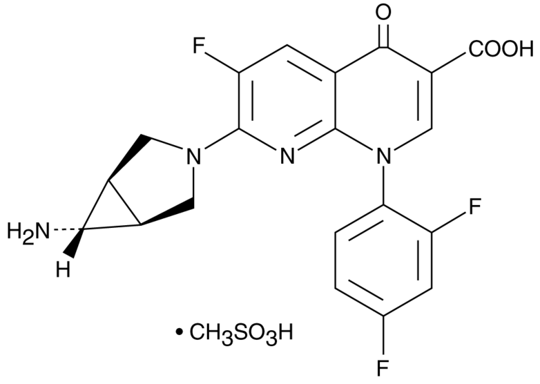 Trovafloxacin (mesylate)