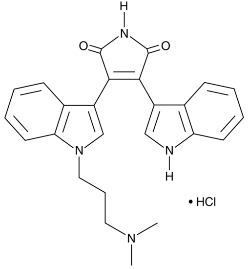 Bisindolylmaleimide I (hydrochloride)