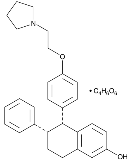 Lasofoxifene (tartrate)