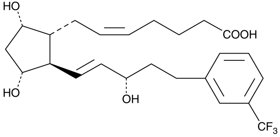 17-trifluoromethylphenyl trinor Prostaglandin F2α (solution in methyl acetate)