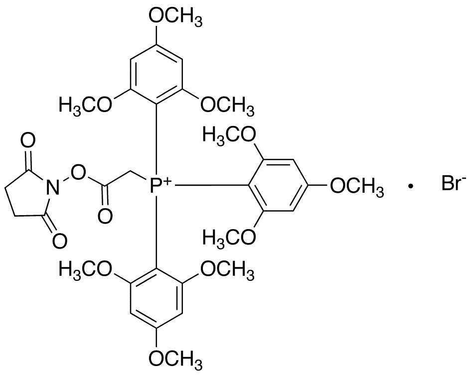 N-Succinimidyl [tris(2,4,6-trimethoxyphenyl)phosphonio]acetate Bromide