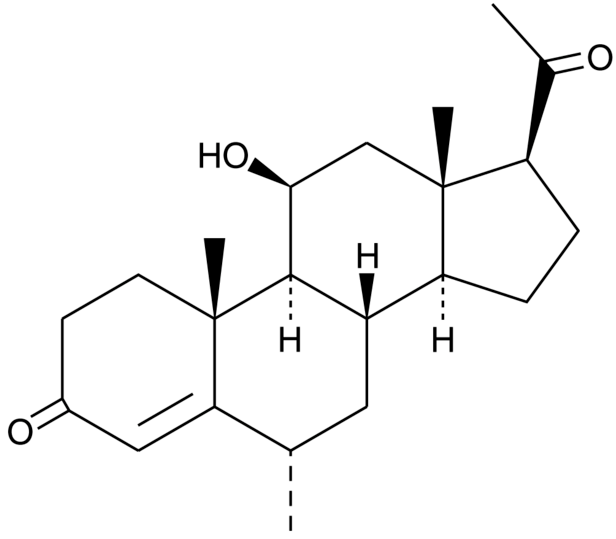 6α-methyl-11β-Hydroxyprogesterone