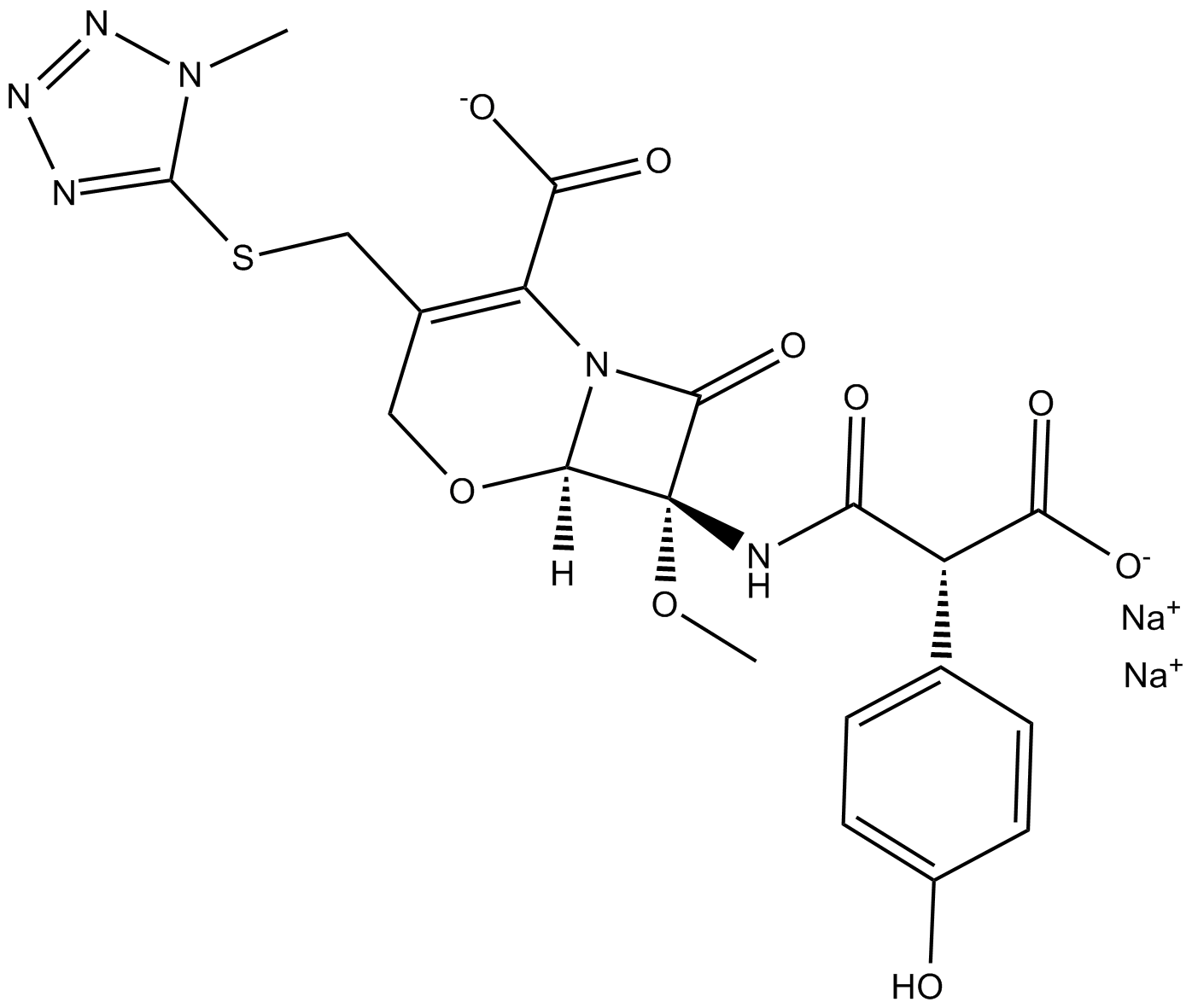 Moxalactam (sodium salt)