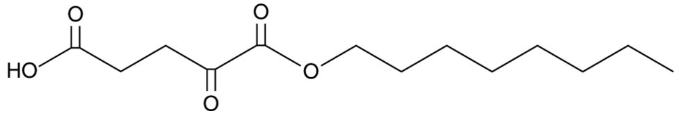 Octyl-α-ketoglutarate (solution in methyl acetate)